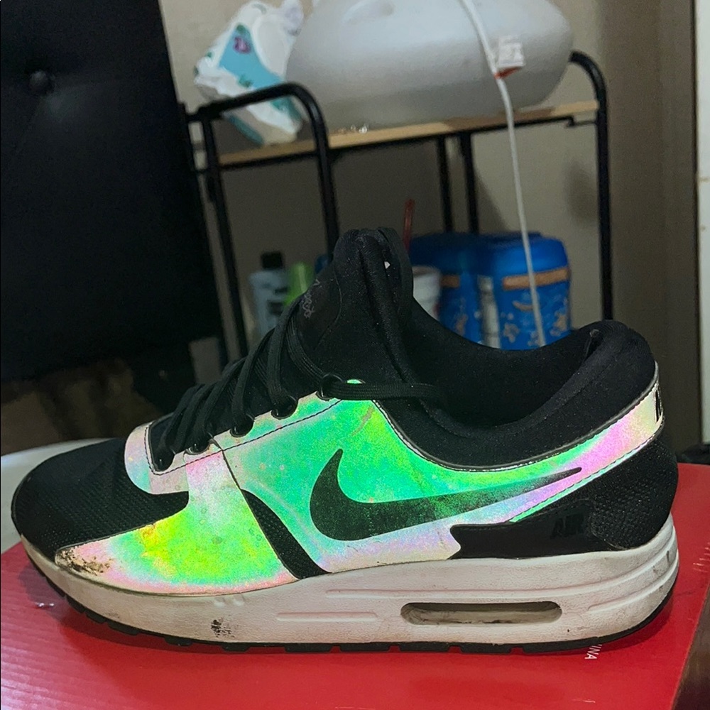 Nike Air Max Black Iridescent Sneakers